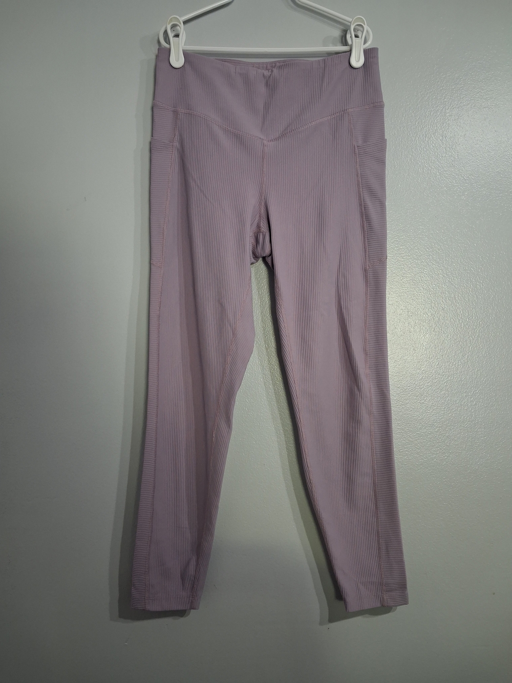 Old Navy Ribbed Lavender High-Rise Leggings